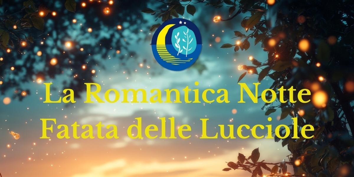 Romantica notte fatata delle lucciole a Nemi