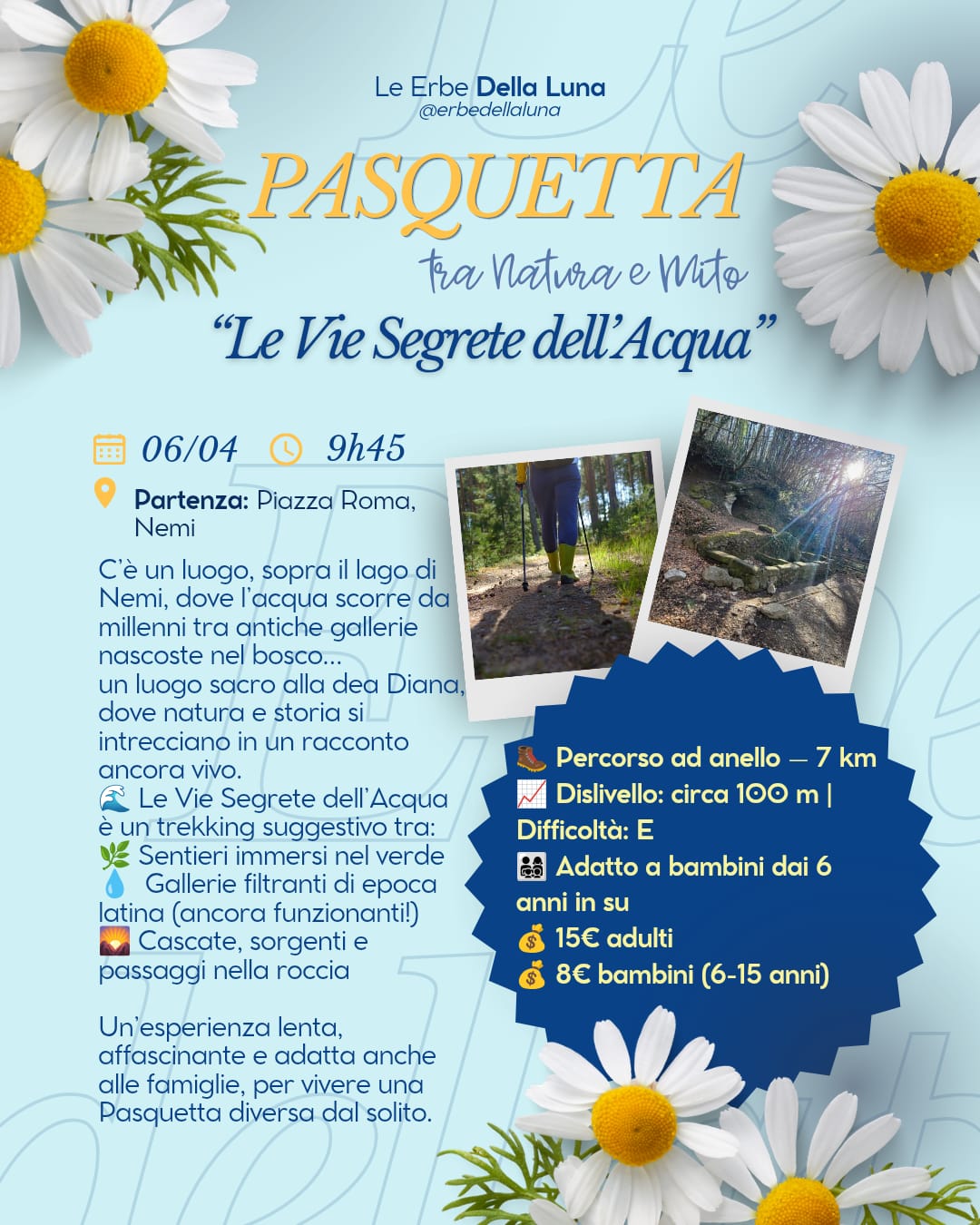 Pasquetta 2026 lago di nemi